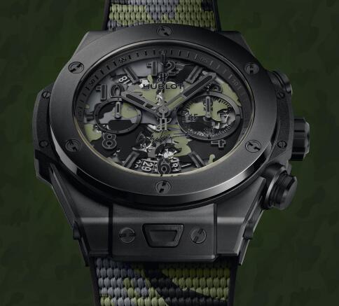 This new fake Hublot interprets the concept of the famous Swiss watch brand and Yohji Yamamoto.