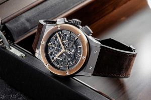 The limited replica Hublot Aerofusion Chronograph “Molon Labe” watches have launched for only 25 pieces.